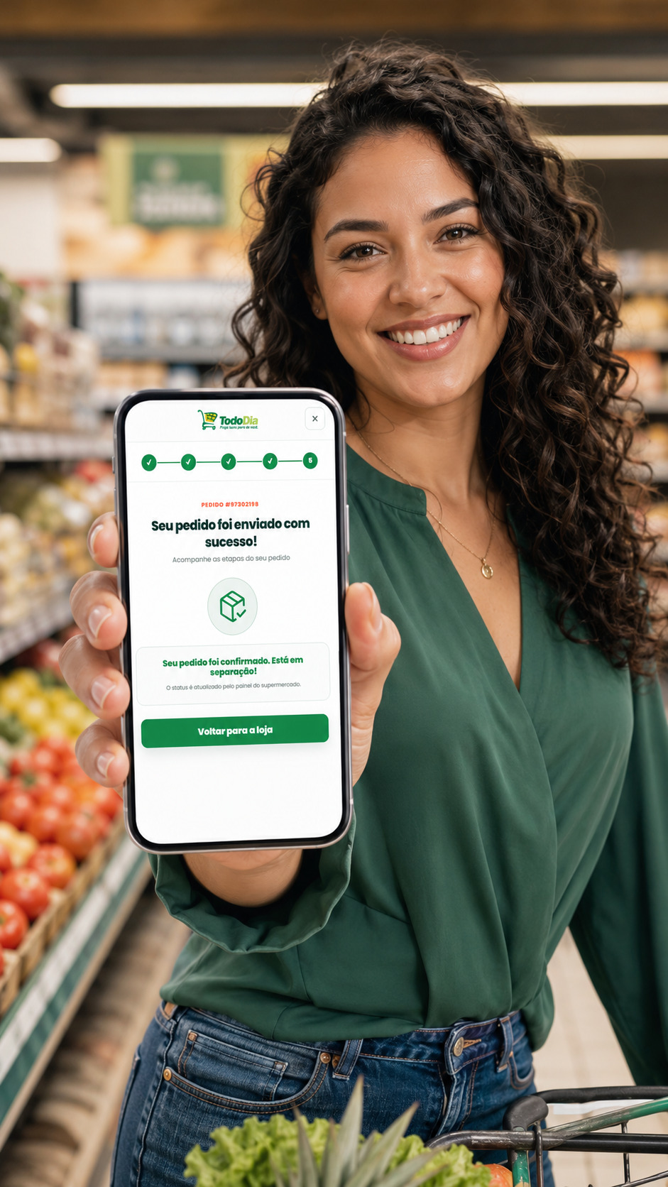 Experiência de compras no supermercado